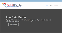 Desktop Screenshot of flyinghighinc.org